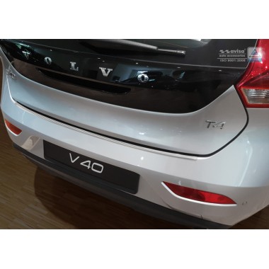 Накладка на задний бампер Volvo V40 FL (2017-) бренд – Avisa главное фото